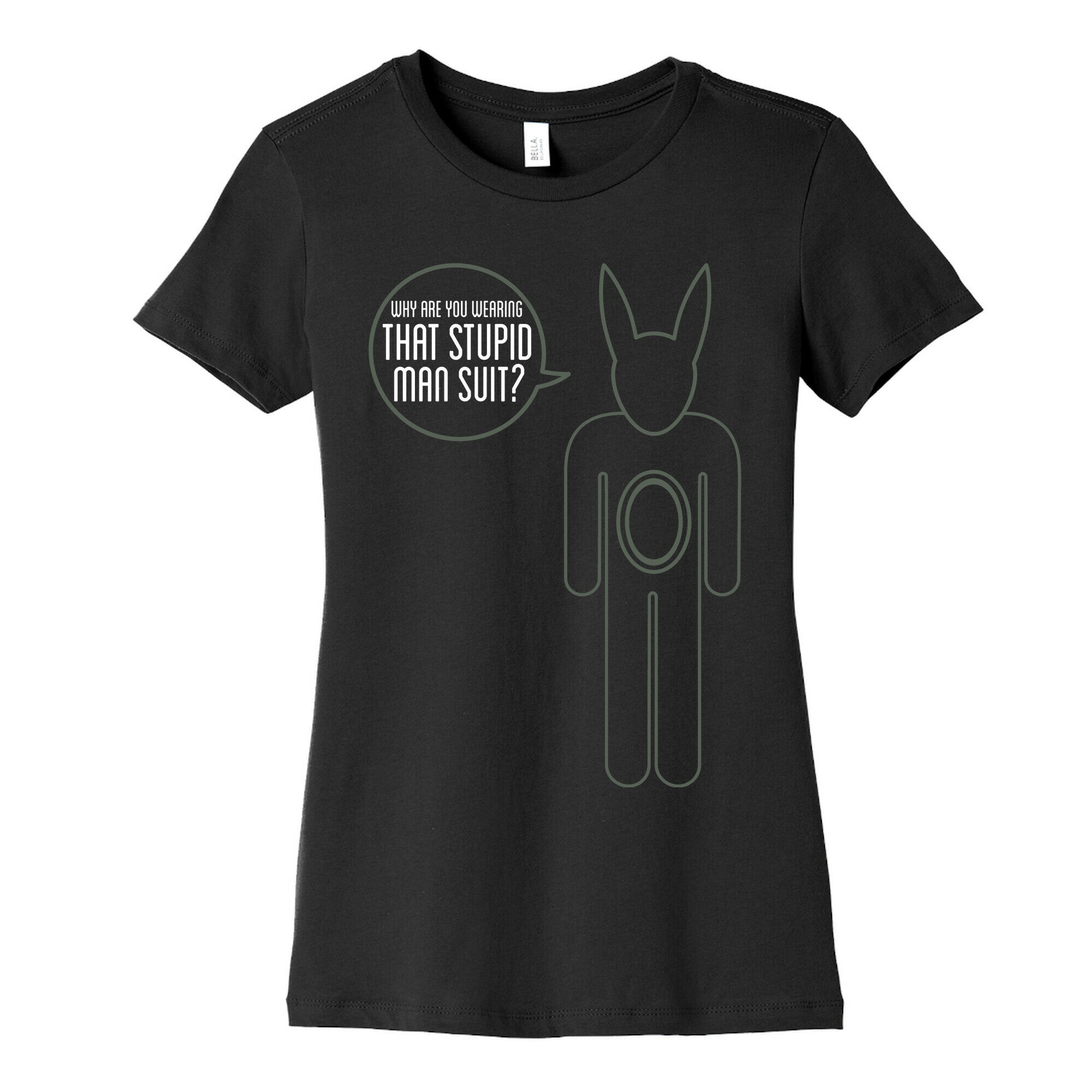 Stupid Man Suit Women's Cotton Tee